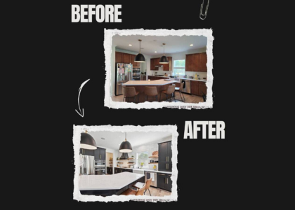 Cabinet Door Replacement (Before & After)
